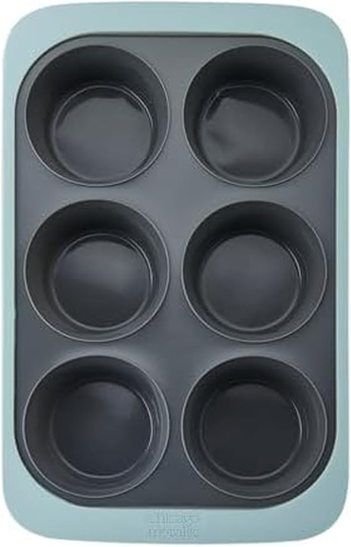 Chicago Metallic Silicone 6 Cup Muffin Pan