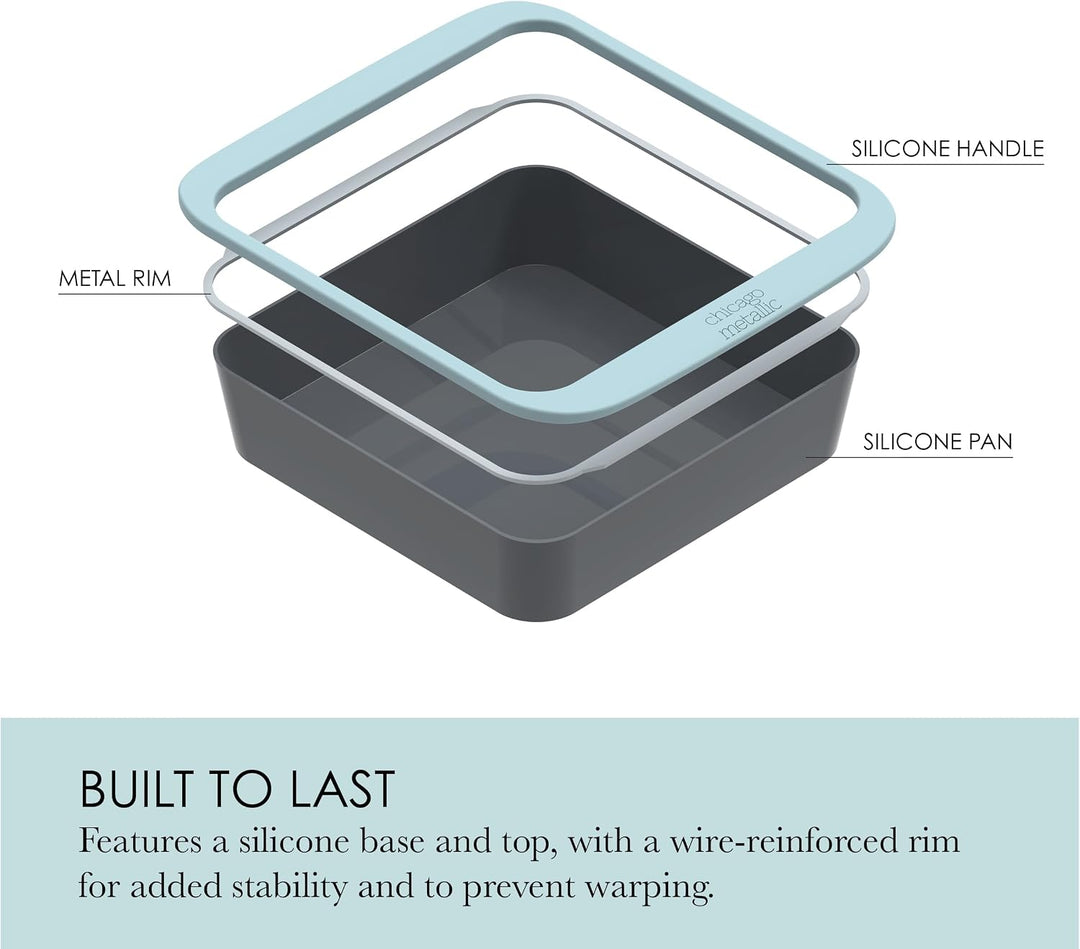 Chicago Metallic Silicone Square Cake Pan