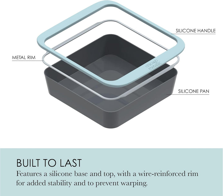 Chicago Metallic Silicone Square Cake Pan