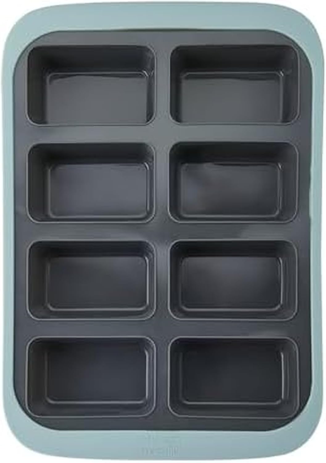 Chicago Metallic 8-Cup Silicone Loaf Pan, 9x5 -Inch Nonstick Bakeware