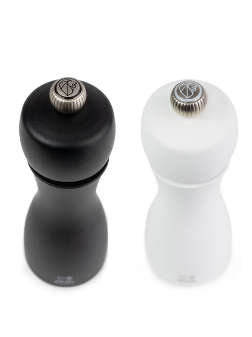 Peugeot Tahiti Salt & Pepper Mill Set, Black & White